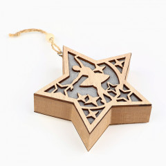 Ёлочная игрушка новогодняя «Балерина» - Фото 3