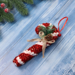 Украшение ёлочное «Новогодний леденец» - Фото 1