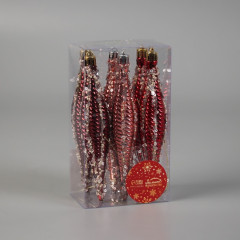 Набор ёлочных украшений «Сосулька нить блеск» - Фото 1