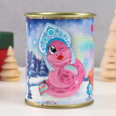 Копилка-банка металл В ожидании новогоднего чуда - Фото 1