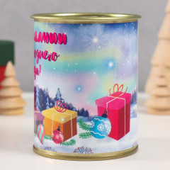 Копилка-банка металл В ожидании новогоднего чуда - Фото 2