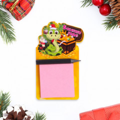 Магнит новогодний змея «Богатого Года!» - Фото 2