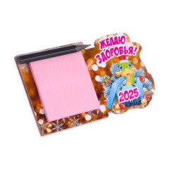 Магнит новогодний змея «Желаю здоровья!» - Фото 1