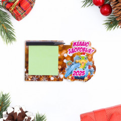 Магнит новогодний змея «Желаю здоровья!» - Фото 3