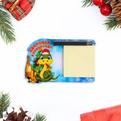 Магнит новогодний змея «Здоровья!» - Фото 2