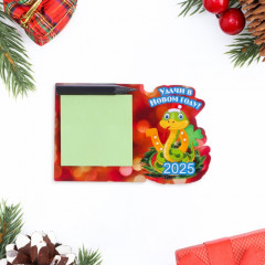 Магнит новогодний змея «Удачи!» - Фото 2