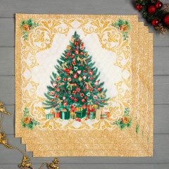 Набор салфеток «Golden Christmas» - Фото 1