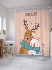 Штора для ванной «Шарф на двоих» - Фото 1