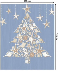 Скатерть «Звездная ёлка» - Фото 1