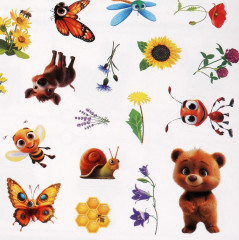 Альбом наклеек «Лесные друзья» - Фото 3