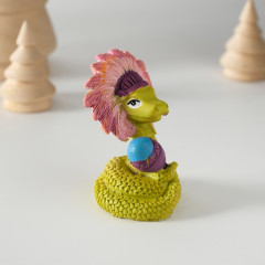 Фигурка сувенирная «Змея-индеец с маракасом» - Фото 1