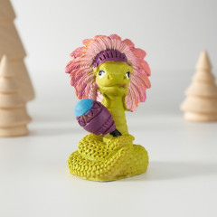 Фигурка сувенирная «Змея-индеец с маракасом» - Фото 4