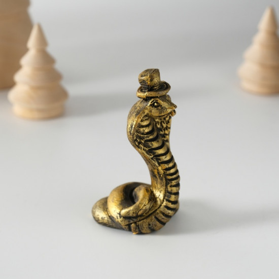 Фигурка сувенирная «Кобра в цилиндре»