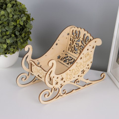 Шкатулка-сани «Змея. Узор» - Фото 1