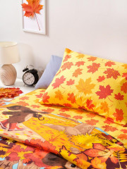 Комплект постельного белья «Чебурашка золотая осень» - Фото 1