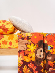 Комплект постельного белья «Чебурашка золотая осень» - Фото 2