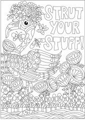 Creative Haven Fanciful Birds Coloring Book - Фото 6
