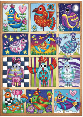 Creative Haven Fanciful Birds Coloring Book - Фото 7