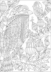 Creative Haven Fanciful Birds Coloring Book - Фото 10