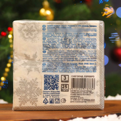 Набор салфеток бумажных «Снегопад» - Фото 4