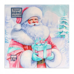 Набор салфеток бумажных «Дедушка Мороз» - Фото 1