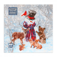 Набор салфеток бумажных «Лесные друзья» - Фото 1