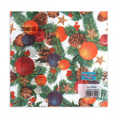 Набор салфеток бумажных «Шишки-шарики» - Фото 2