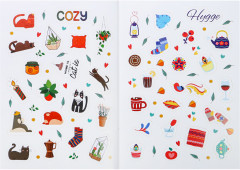 Стикербук «Хюгге и кошечки» - Фото 8