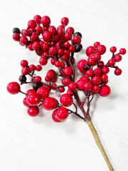 Изделие декоративное «Ветка из красно-бордовых ягод Сильвия» - Фото 1