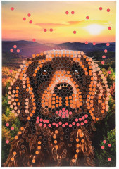 Картина из пайеток «Собака» - Фото 2