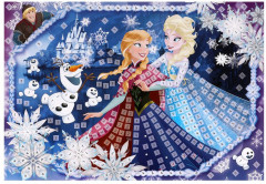 Аппликация. Мозаика мягкая «Снежная принцесса» - Фото 2