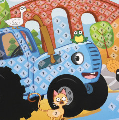 Мягкая мозаика «Синий трактор» - Фото 3