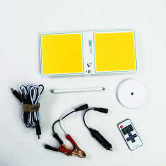 Складной аварийный фонарь на магнитной подставке - Фото 1