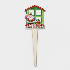 Топпер декоративный «Домик и Дед Мороз» - Фото 1