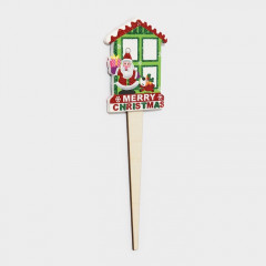 Топпер декоративный «Домик и Дед Мороз» - Фото 2