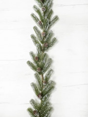 Гирлянда еловая в инее - Фото 1