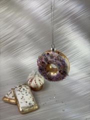 Набор елочных игрушек «Розовый капкейк» - Фото 3