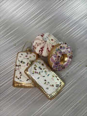 Набор елочных игрушек «Розовый капкейк» - Фото 9