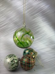 Набор елочных игрушек «Изумруд» - Фото 1