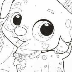 Картина по номерам «Далматинец» - Фото 3