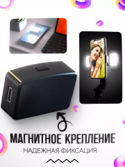 Видеосвет магнитный компактный для съемки с аккумулятором - Фото 3