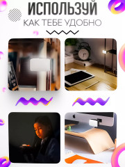 Видеосвет магнитный компактный для съемки с аккумулятором - Фото 4