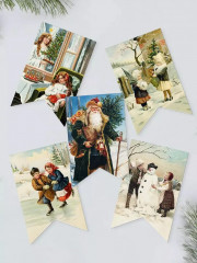 Чудеса в рождественскую ночь. Набор флажков - Фото 4