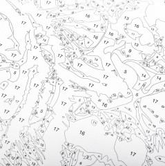 Картина по номерам «Белые тигры» - Фото 3