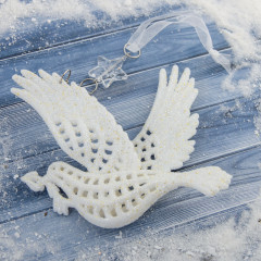 Украшение ёлочное «Голубь с веткой» - Фото 1