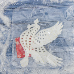 Украшение ёлочное «Голубь с веткой» - Фото 2