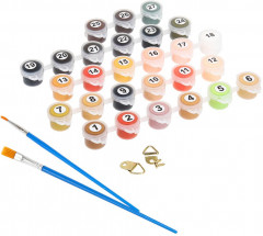 Картина по номерам «Мопсы» - Фото 3