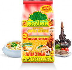 Лапша суповая яичная «Особо тонкая» - Фото 1