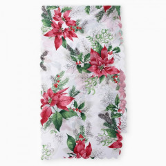 Скатерть-дорожка «Рождественский букет» - Фото 2