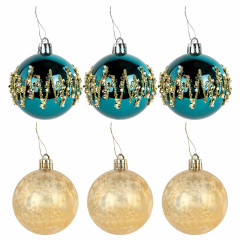 Набор шаров ёлочных «Powder Blue» - Фото 1